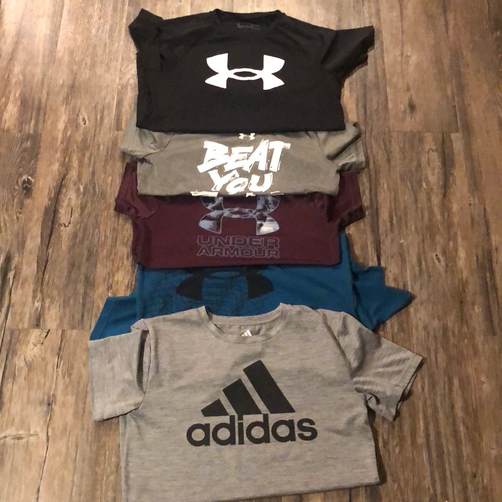 Under Armour and Adidas logo tees!